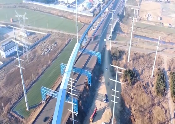 Double Arrow's another pipe conveyor belt project